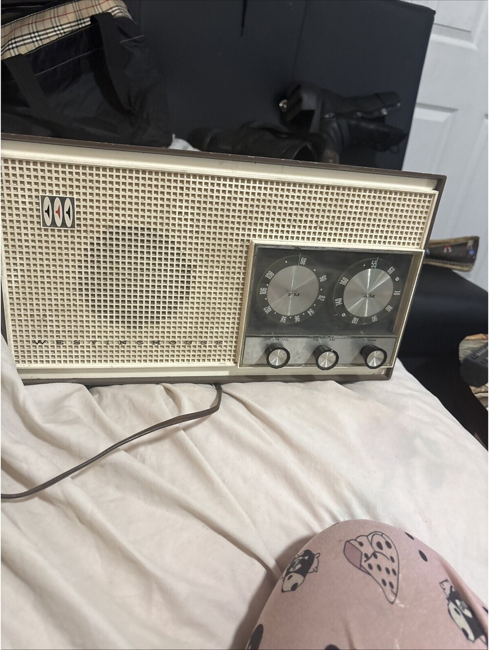 Westinghouse RA-DA Detector Amplifier Tube Radio with Tubes